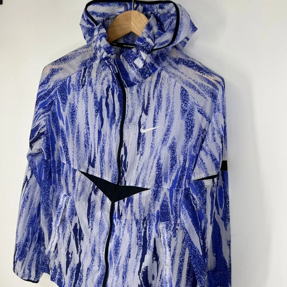 Men's‎ Nike Windrunner Wild Run Running Windbreaker Jacket S Blue DA1161-057 - Picture 12 of 13